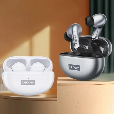 Picture of Lenovo LP5 Bluetooth Earphones Wireless Headphone Touch Control Headset Waterproof Sports In-ear Earbuds With Microphone