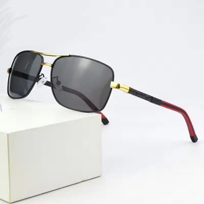 Picture of Polarized Ladies Sunglasses Men Gradient Lens Round Sun Glasses Square Luxury Brand Oculos Lunette De Soleil Femme