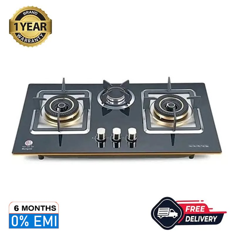 Picture of RFL Built In Gls Hob Marigold 3 Burner (Line Gas)
