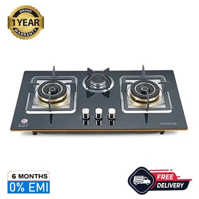 Picture of RFL Built In Gls Hob Marigold 3 Burner (Line Gas)