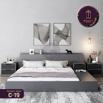 Picture of Andormahal MDF stylish inside storage Double size Bed (with side table)- 5/7(bedding 4/7)ft