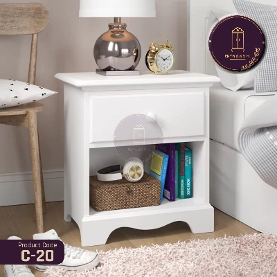 Picture of Andormahal unique style Bed side table- Made Of Melamaine Laminated Board (2ft by 1.5ft by 12inch)