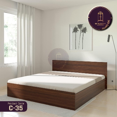 Picture of AndorMahal sophisticated Bed-Made Of Melamine Laminated Board (4ft by 7ft)