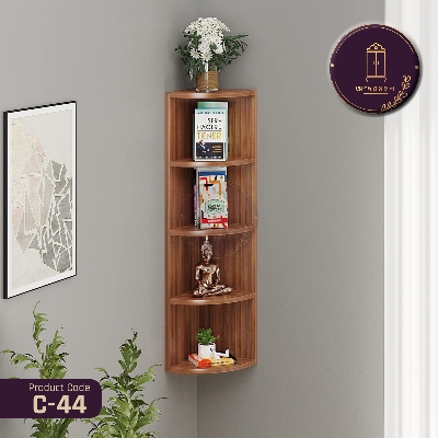 Picture of AndorMahal Wall Mounted Decor Shelf Made of Melamine Laminated Board (3ft by 1ft by 1ft)