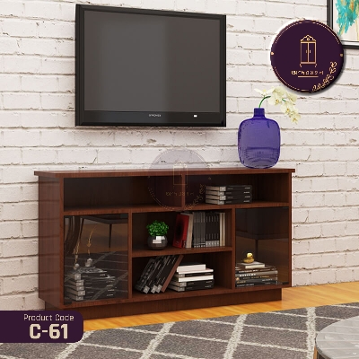Picture of AndorMahal TV Table Entertainment Station With Storage Cabinet Made of MDF (2ft by 5ft by 1ft)