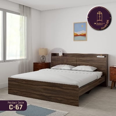 Picture of Andormahal MDF Aesthetic King BED without side box (6/7)