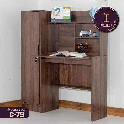 Picture of AndorMahal Reading Table/Laptop Table with Big Book Shelf-Made Of Melamine Laminated Board(4.5ft by