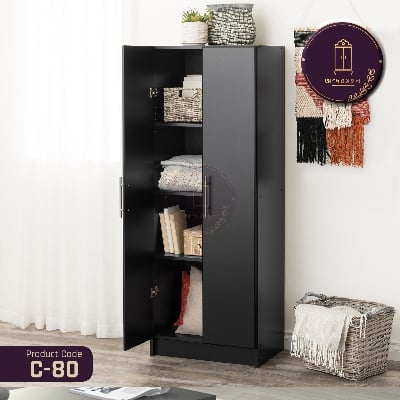 Picture of Andormahal MDF Cup Board Almirah (two door)- (6ft by 2ft by 16inch)