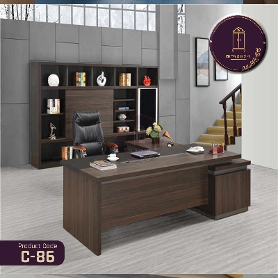 Picture of Andormahal MDF Executive Office Desk L shape Full set up/ office Desk (4.5ft by 4.5ft by 2ft,5ft by 4ft by 1ft)