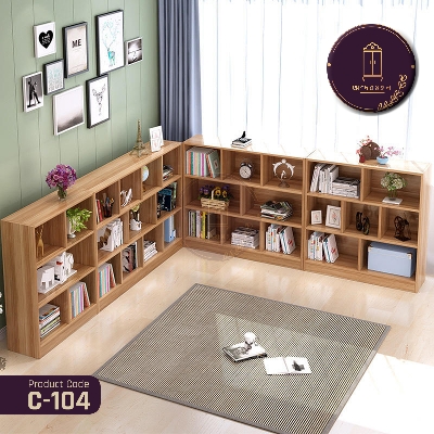 Picture of Andormahal MDF Living room/Office Bookshelf- (12ft(6+6) by 3ft by 1ft)