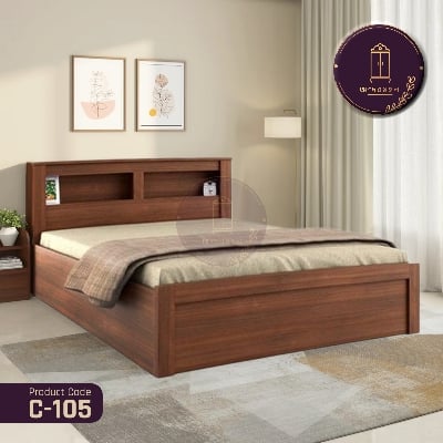 Picture of Andormahal MDF Headside reck Double Box Bed