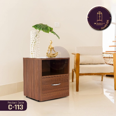 Picture of Andormahal Bedside Table/Corner table (Made Of Melamaine Laminated Board) (2ft by 1.5ft by 1ft)