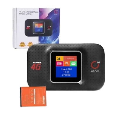 Picture of OLAX MF982 300mbps Pocket Wifi Router 4G LTE 3000mah Battery With Display
