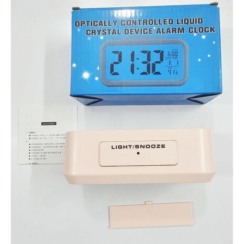 Picture of Optically Controlled Liquid Crystal Device Digital Alarm Clock Pink