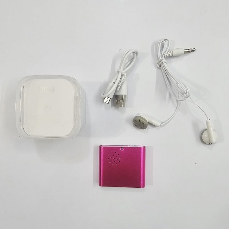 Picture of BD09 Mini Clip MP3 Music Player Loudspeaker Pink