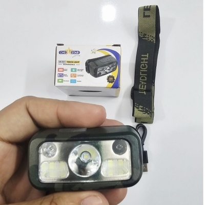 Picture of 3W Mini Head Light Lamp Red Light Seven Modes Rechargeable