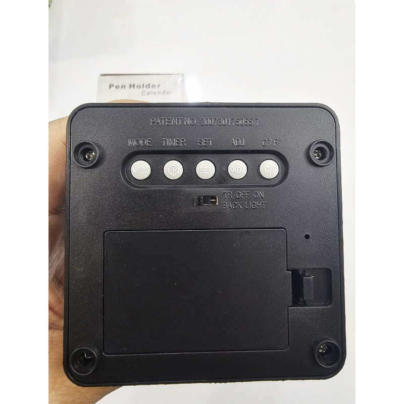 Picture of Digital Pen Holder Alarm Clock & Calendar Tempareture LED Light