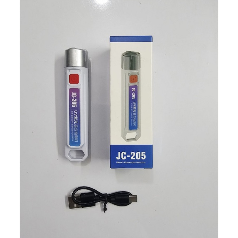 Picture of JC205 365nm UV Flashlight Testing Bank Note