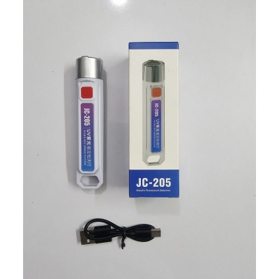 Picture of JC205 365nm UV Flashlight Testing Bank Note