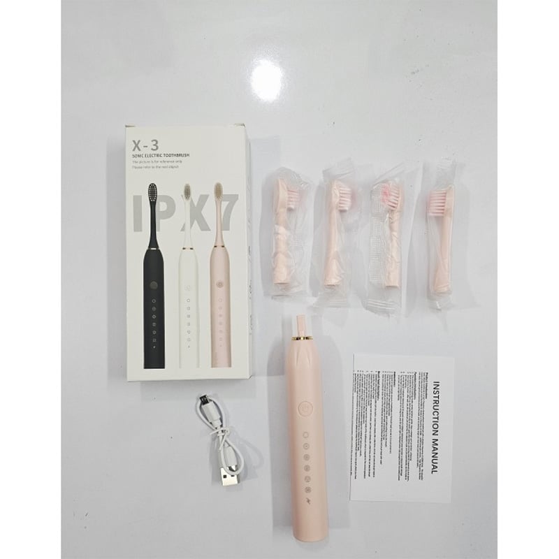 Picture of X3 Sonic Electric Kids Toothbrush Pink
