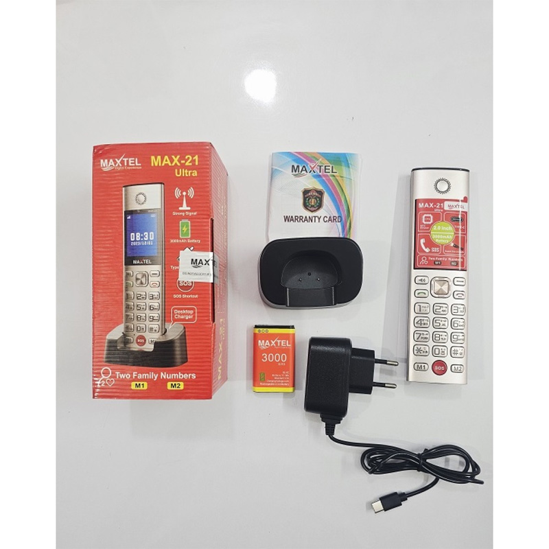 Picture of Maxtel Max-21 Ultra Desk Phone Gold