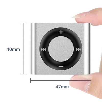 Picture of BD09 Mini Clip MP3 Music Player Silver