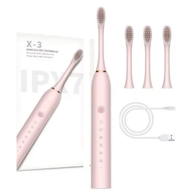 Picture of X3 Sonic Electric Kids Toothbrush Pink