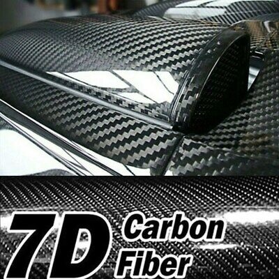 Picture of 7D Glossy Sticker Carbon Fiber Style PCV Car Interior/Exterior Sticker - 8"/60"