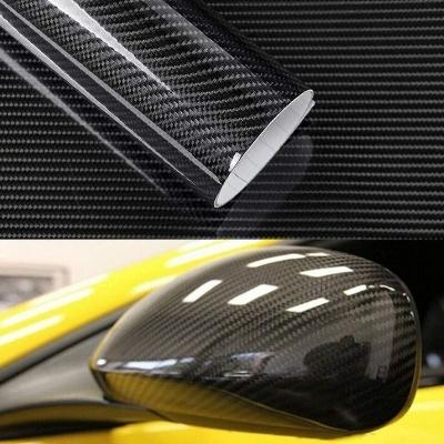 Picture of 7D Glossy Sticker Carbon Fiber Style PCV Car Interior/Exterior Sticker - 12"/60"