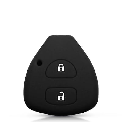 Picture of Toyota Camry Highlander Corolla Vios Rav4 Land Cruis Silicone Cover Remote Key Protector Case 2 Button