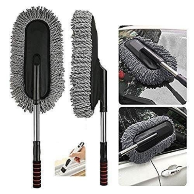 Picture of Microfiber Flexible Car Cleaning Duster Car Wash Dust Wax Mop Car Washing Brush.