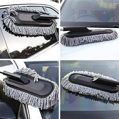 Picture of Microfiber Flexible Car Cleaning Duster Car Wash Dust Wax Mop Car Washing Brush.