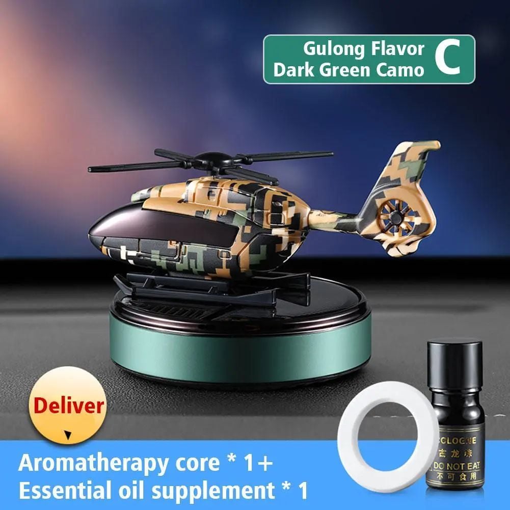 Picture of Car Dashboard Air Freshener Auto Solar Plane Essential Oil Diffuser Fresh Vent Air Aromatherapy Car Interior Accessories
