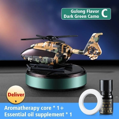 Picture of Car Dashboard Air Freshener Auto Solar Plane Essential Oil Diffuser Fresh Vent Air Aromatherapy Car Interior Accessories