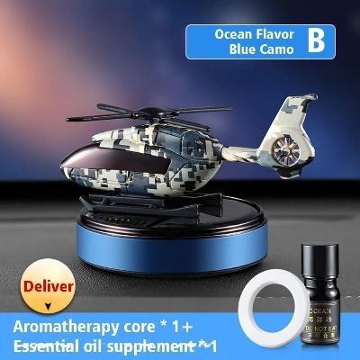 Picture of Car Dashboard Air Freshener Auto Solar Plane Essential Oil Diffuser Fresh Vent Air Aromatherapy Car Interior Accessories