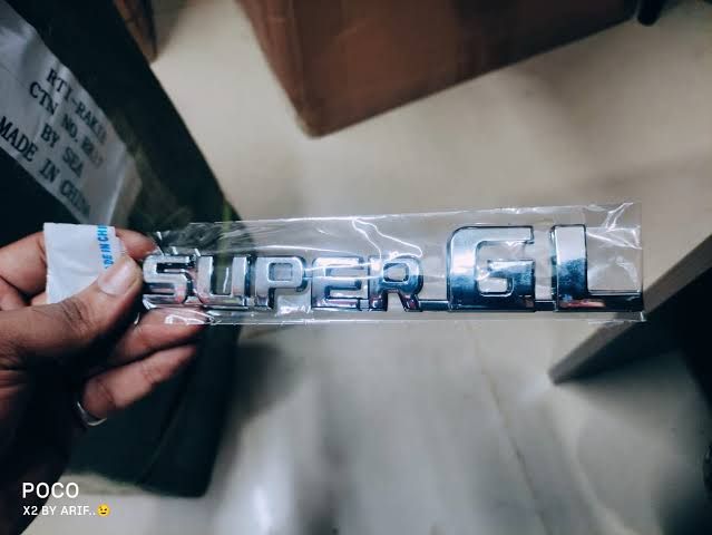 Picture of Premium Quality Car Monogram Logo HIACE & SuperGL Silver Color