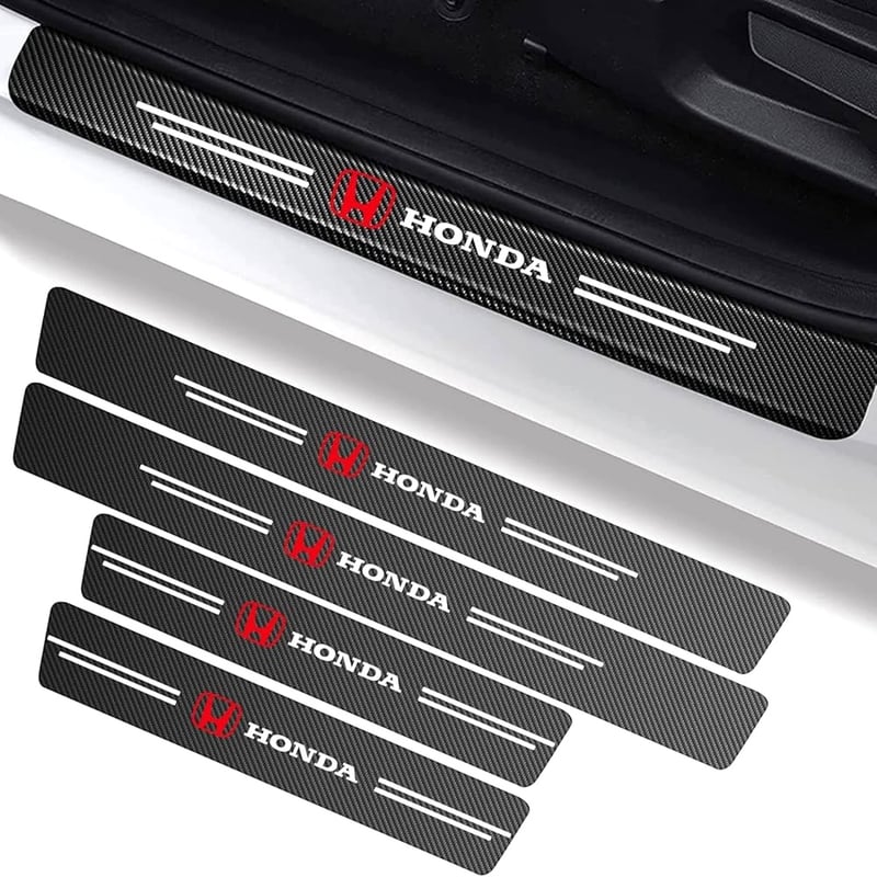 Picture of Carbon Fiber Car Door Sill Protectors 4pcs Set– Stylish And Durable Protection for Your Car