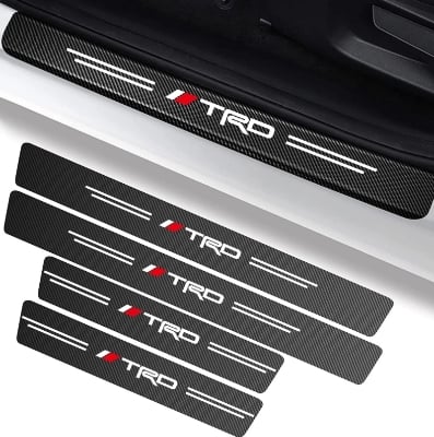 Picture of Carbon Fiber Car Door Sill Protectors 4pcs Set– Stylish And Durable Protection for Your Car