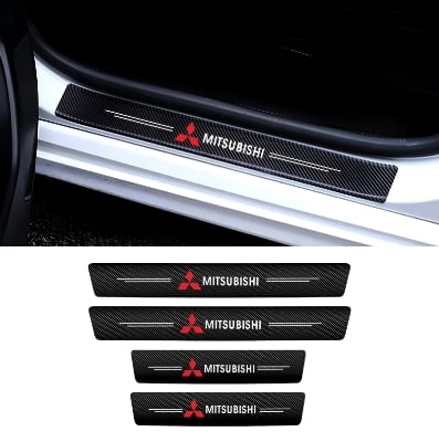 Picture of Carbon Fiber Car Door Sill Protectors 4pcs Set– Stylish And Durable Protection for Your Car