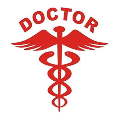 Picture of Doctor Universal Car Logo Sticker Premium Quality - 2Pis