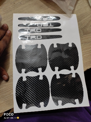 Picture of Car TRD Door Carbon Sticker