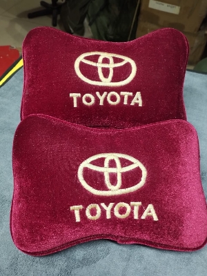 Picture of New Premium Quality Car Head Pillow Toyota - 2Pis 1Pair