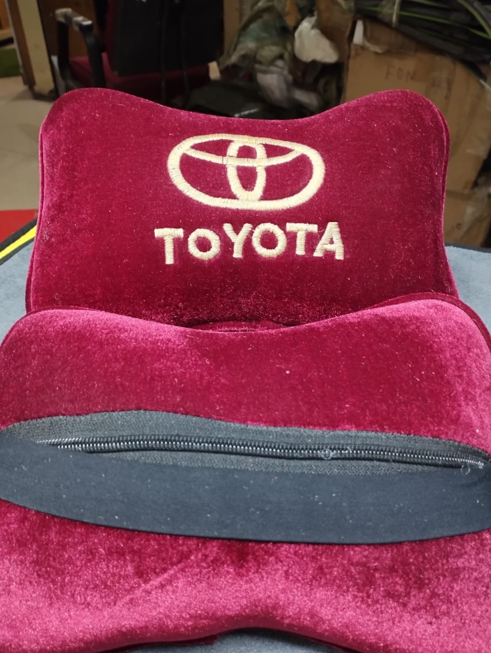 Picture of New Premium Quality Car Head Pillow Toyota - 2Pis 1Pair
