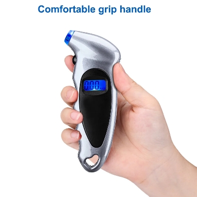 Picture of New Car Digital Tire Gauge Auto Tyre Air Pressure Tester LCD Display Universal Barometers Diagnostic Tool Monitor Kit