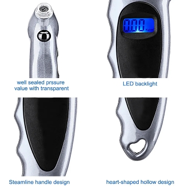 Picture of New Car Digital Tire Gauge Auto Tyre Air Pressure Tester LCD Display Universal Barometers Diagnostic Tool Monitor Kit