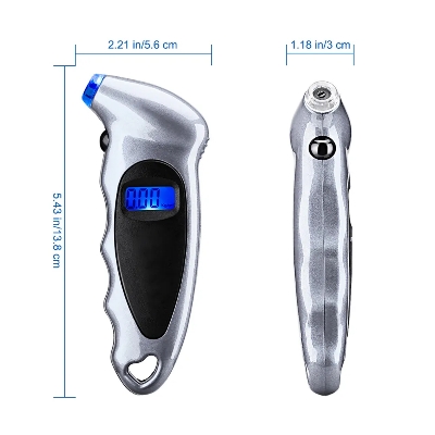 Picture of New Car Digital Tire Gauge Auto Tyre Air Pressure Tester LCD Display Universal Barometers Diagnostic Tool Monitor Kit
