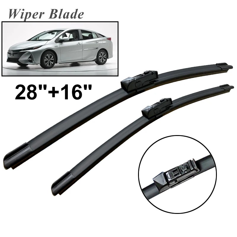 Picture of 28"/16" Toyota Prius 2016- Onwards High toughness windshield wiper blades Replacement Blades - (2Pis 1 Set)