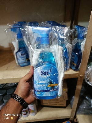 Picture of SAF.1 Glass Cleaner Extra shine X3 Special for Car,Home & Office Glass Cleaner 500ml