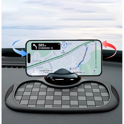 Picture of Car Non Slip Dashboard Mat Anti-skid Rubber Pad Mobile Phone Sunglasses Multifunction Holder Accessories Interior Automobiles