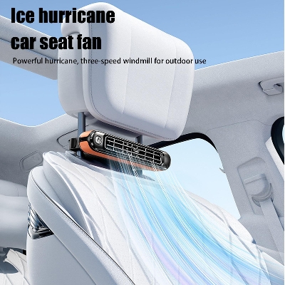 Picture of Car Fan for Back Seat - USB Fans Car Fan Portable Vehicle Fan | Cooling Air Fan USB Powered for All Vehicle Van Rv Truck